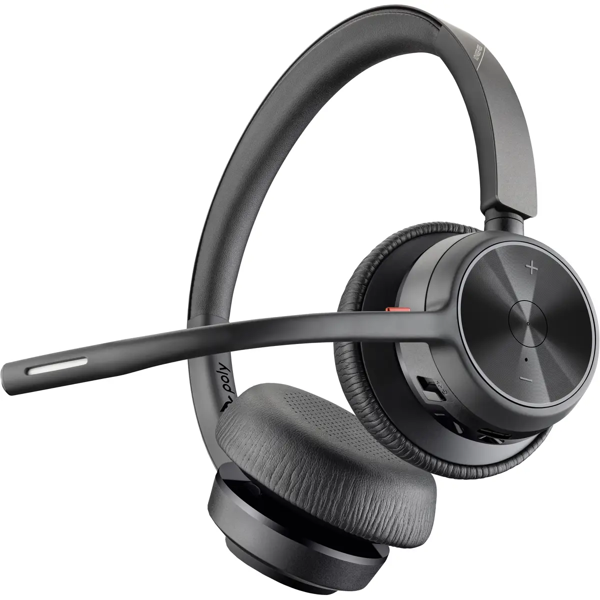Poly Voyager 4320 Headset On-Ear Bluetooth kabellos USB-A Geräuschisolierung Zoom Certified