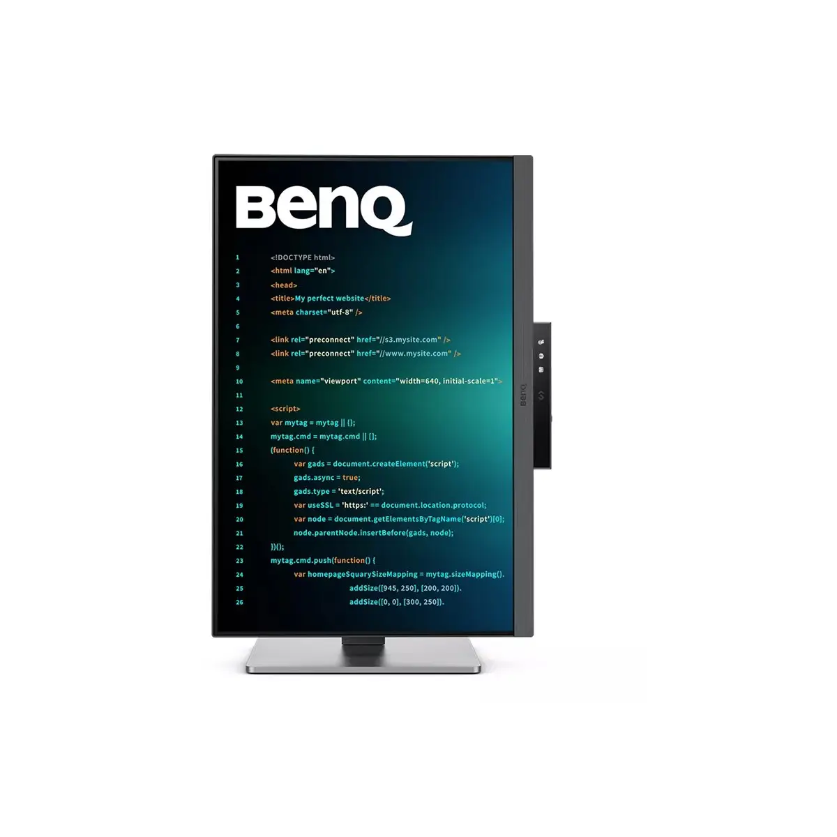 RD240Q LED-Monitor 61,2 cm 24,1" 2560x1600 WQXGA 60 Hz IPS 300 cd/m² 1000:1 HDR10 5 ms HDMI DisplayPort USB-C Headset / Lautsprecher Schwarz