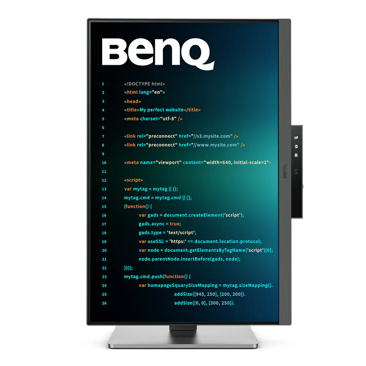 RD240Q LED-Monitor 61,2 cm 24,1" 2560x1600 WQXGA 60 Hz IPS 300 cd/m² 1000:1 HDR10 5 ms HDMI DisplayPort USB-C Headset / Lautsprecher Schwarz