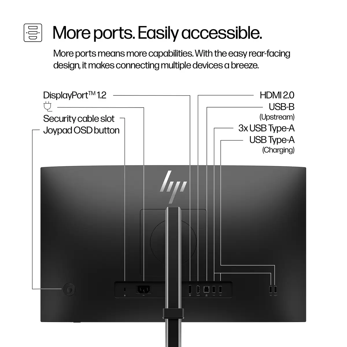 Series 5 Serie 5 Pro 23,8-Zoll-FHD-Monitor – 524pf, 60,5 cm (23.8"), 1920 x 1080 Pixel, Full HD, LCD, 5 ms, Schwarz, Silber