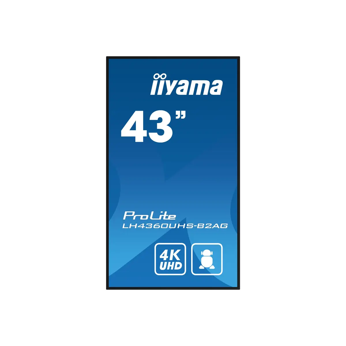 ProLite LH4360UHS-B2AG 109cm (43") Digital Signage 3840x2160 Pixel 4000:1 500cd/m² 6,5ms