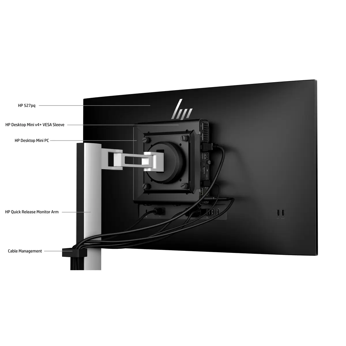 Serie 5 Pro 27-Zoll-QHD-Monitor – 527pq, 68,6 cm (27"), 2560 x 1440 Pixel, Quad HD, LCD, 5 ms, Schwarz