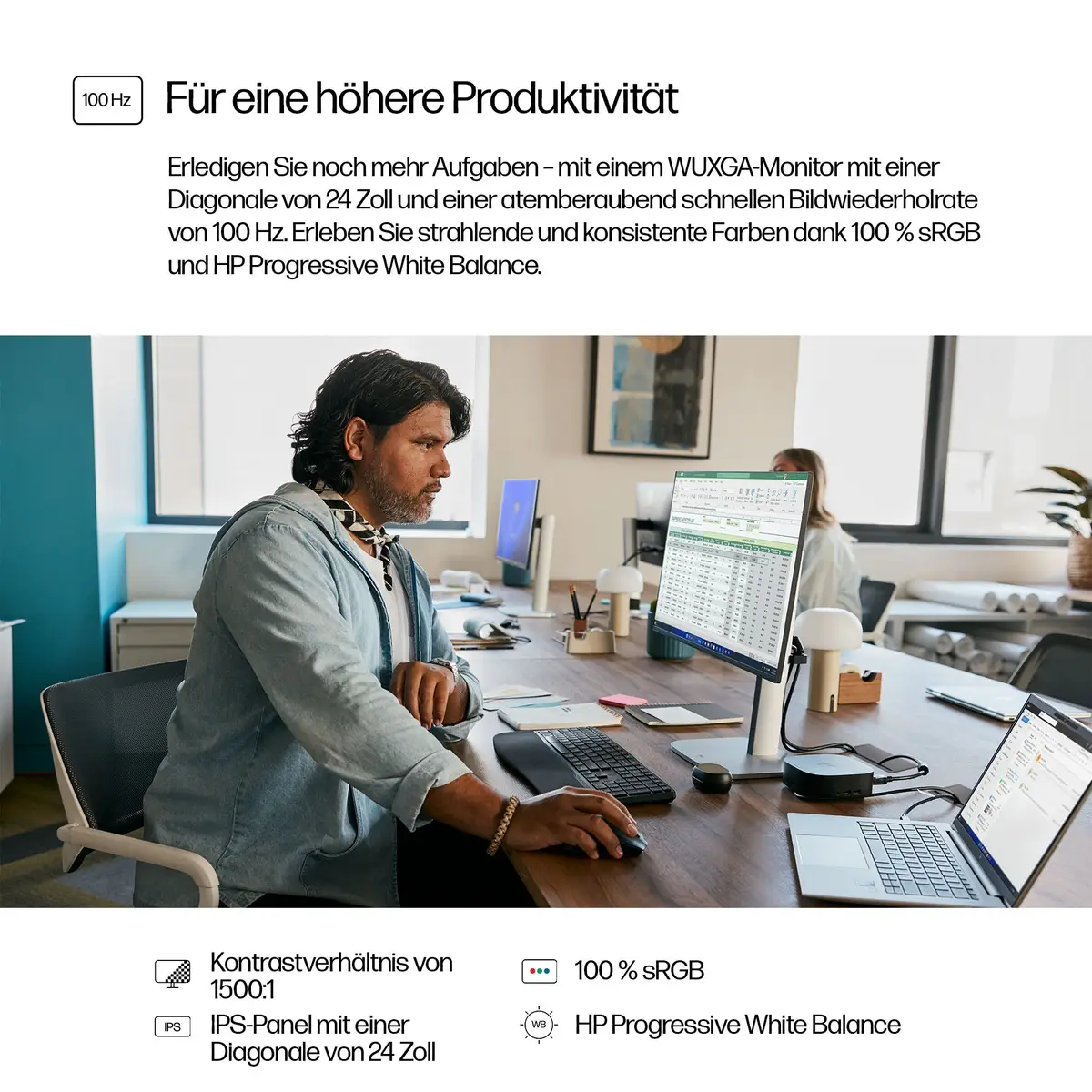Series 5 Serie 5 Pro 24-Zoll-WUXGA-Monitor – 524pn, 61 cm (24"), 1920 x 1200 Pixel, WUXGA, LCD, 5 ms, Schwarz