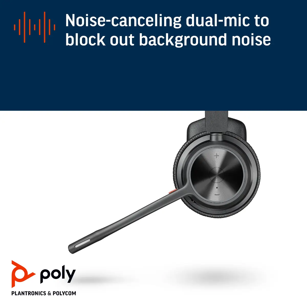 Poly Voyager 4310 Headset On-Ear Bluetooth Schwarz