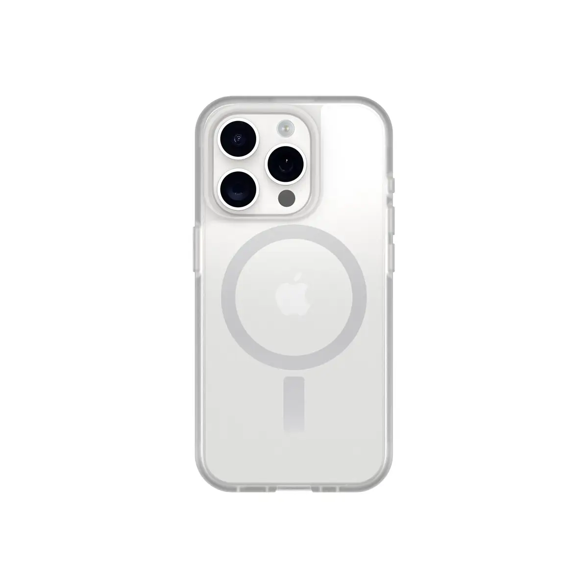 React Series Hülle mit Premium Glas-Displayschutz für Apple iPhone 16 Pro kompatibel mit MagSafe klar