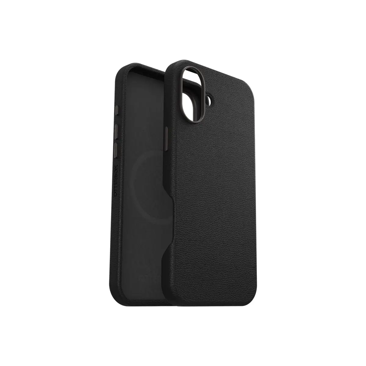 Symmetry Series Hülle für Apple iPhone 16 Plus Kaktusleder Polyurethan noir ash (black)