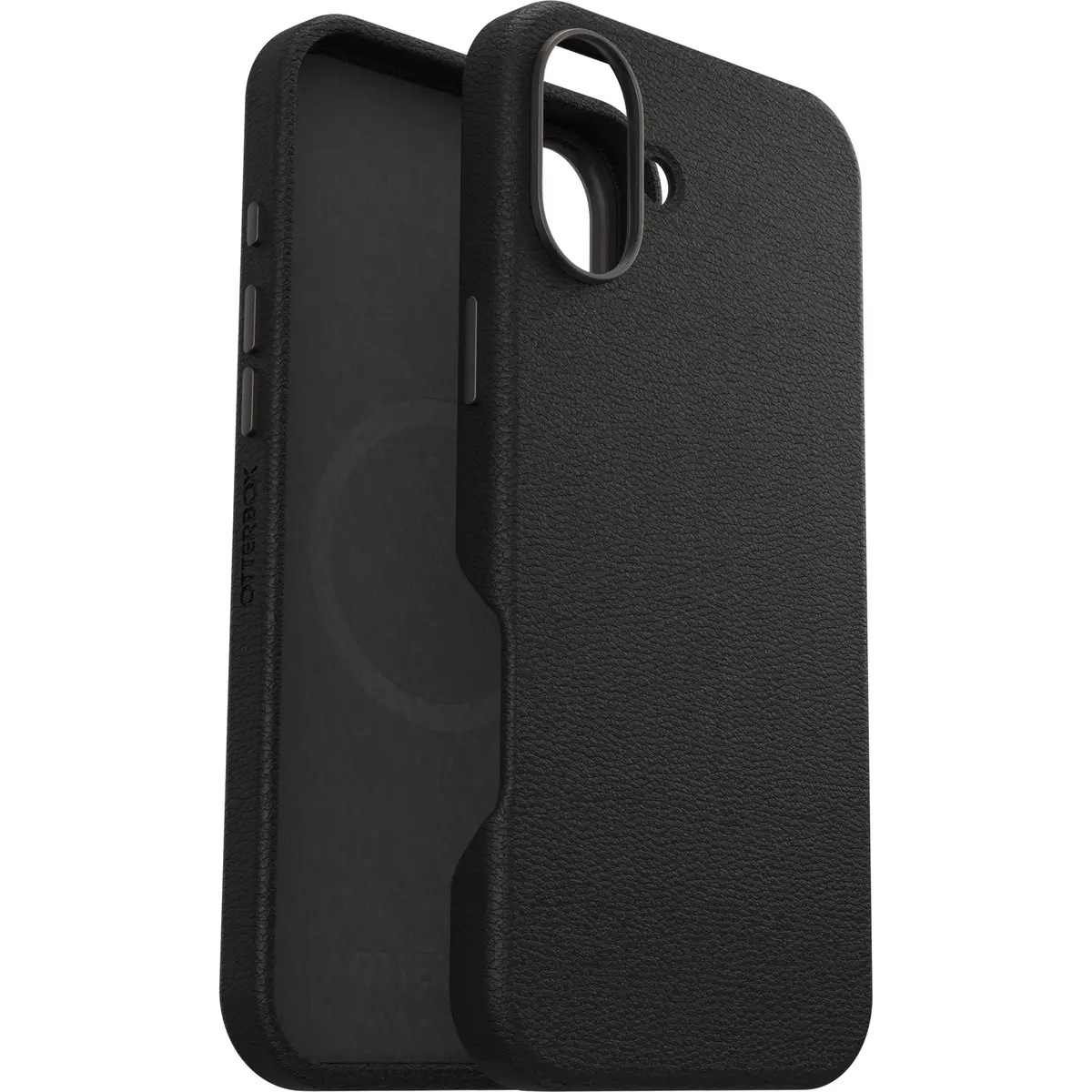 Symmetry Series Hülle für Apple iPhone 16 Plus Kaktusleder Polyurethan noir ash (black)