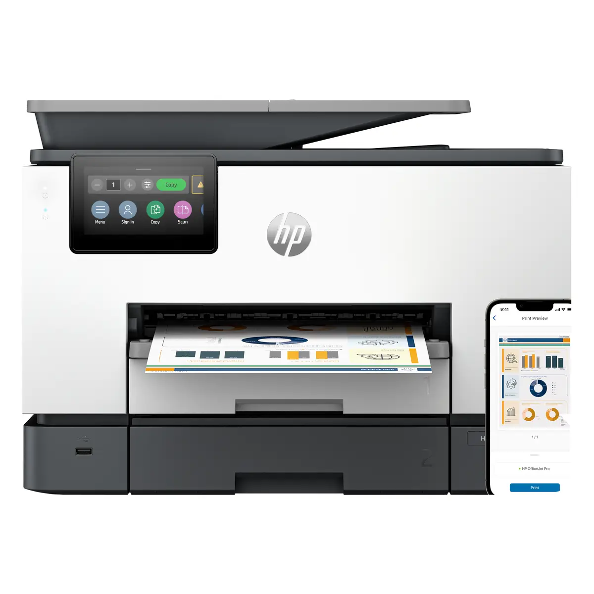 Officejet Pro 9130b All-in-One Farbe Tintenstrahl