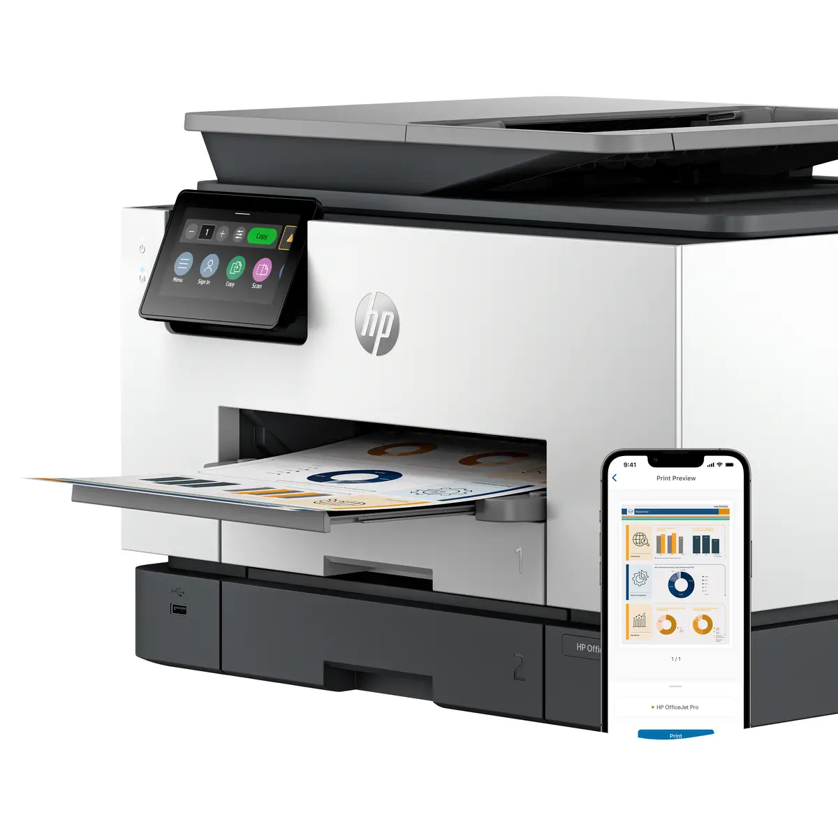Officejet Pro 9130b All-in-One Farbe Tintenstrahl