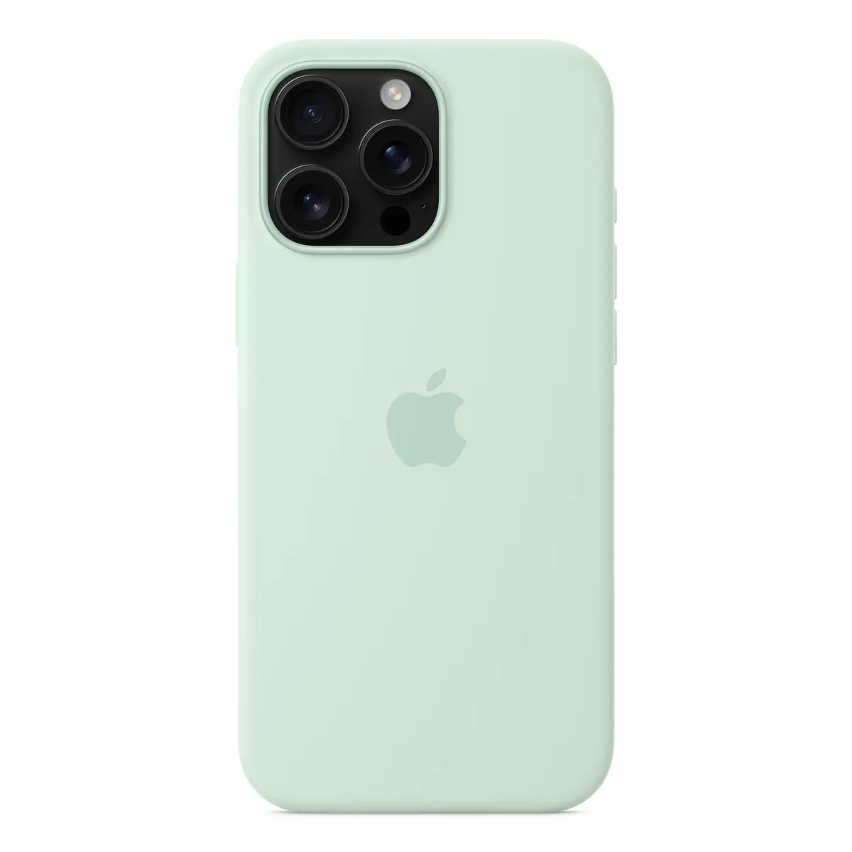 Silikon Case mit MagSafe für iPhone 16 Pro Max Aquamarin