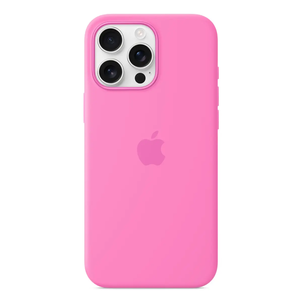 Silikon Case mit MagSafe für iPhone 16 Pro Max Pfingstrose