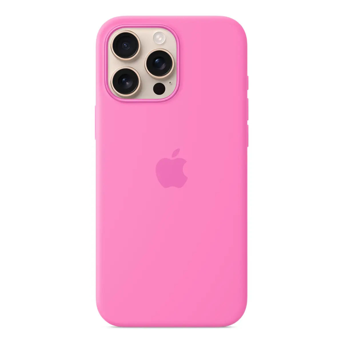 Silikon Case mit MagSafe für iPhone 16 Pro Max Pfingstrose