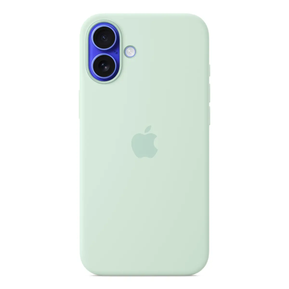 Silikon Case mit MagSafe für iPhone 16 Plus Aquamarin