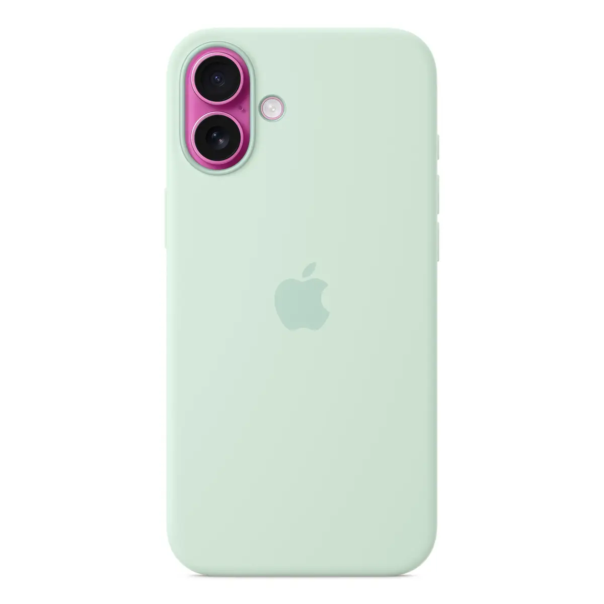 Silikon Case mit MagSafe für iPhone 16 Plus Aquamarin