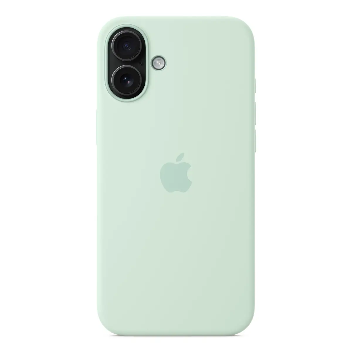 Silikon Case mit MagSafe für iPhone 16 Plus Aquamarin