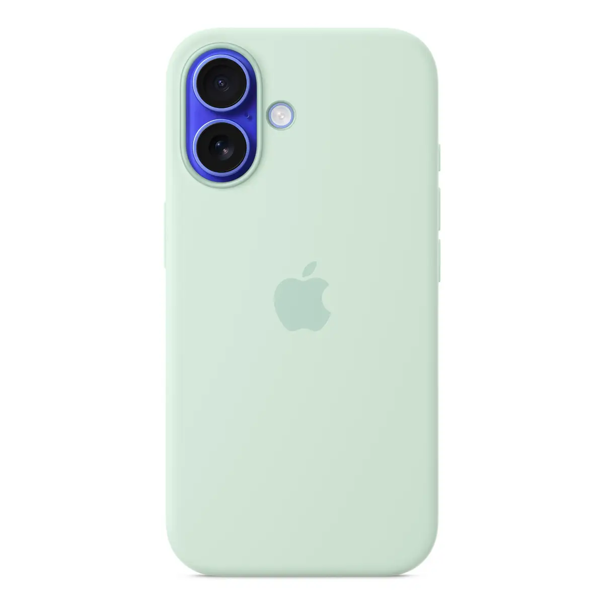 Silikon Case mit MagSafe für iPhone 16 Aquamarin