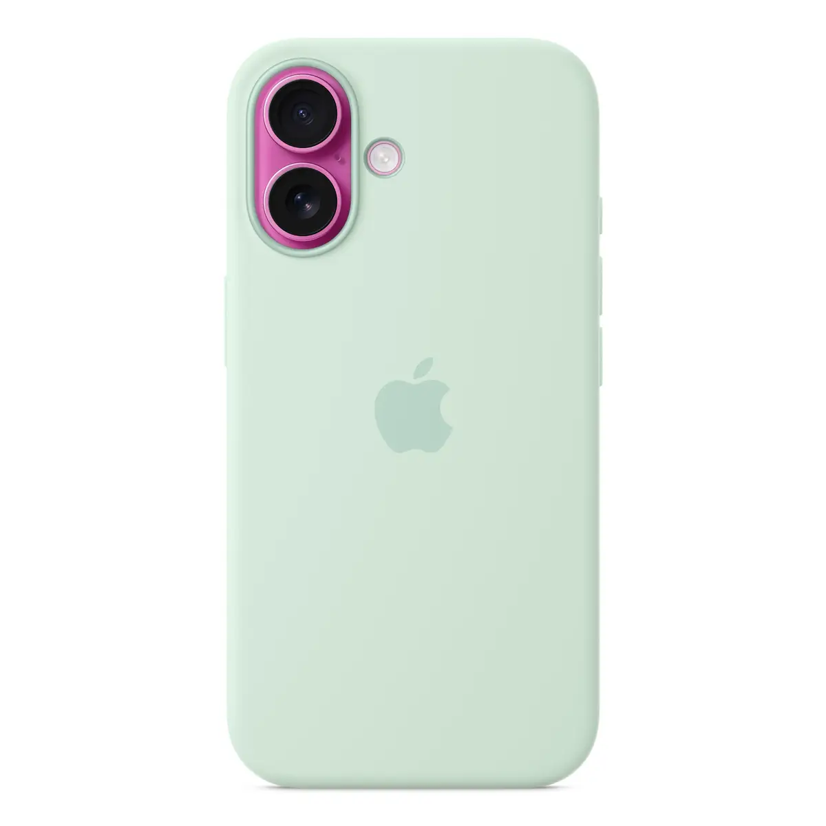 Silikon Case mit MagSafe für iPhone 16 Aquamarin