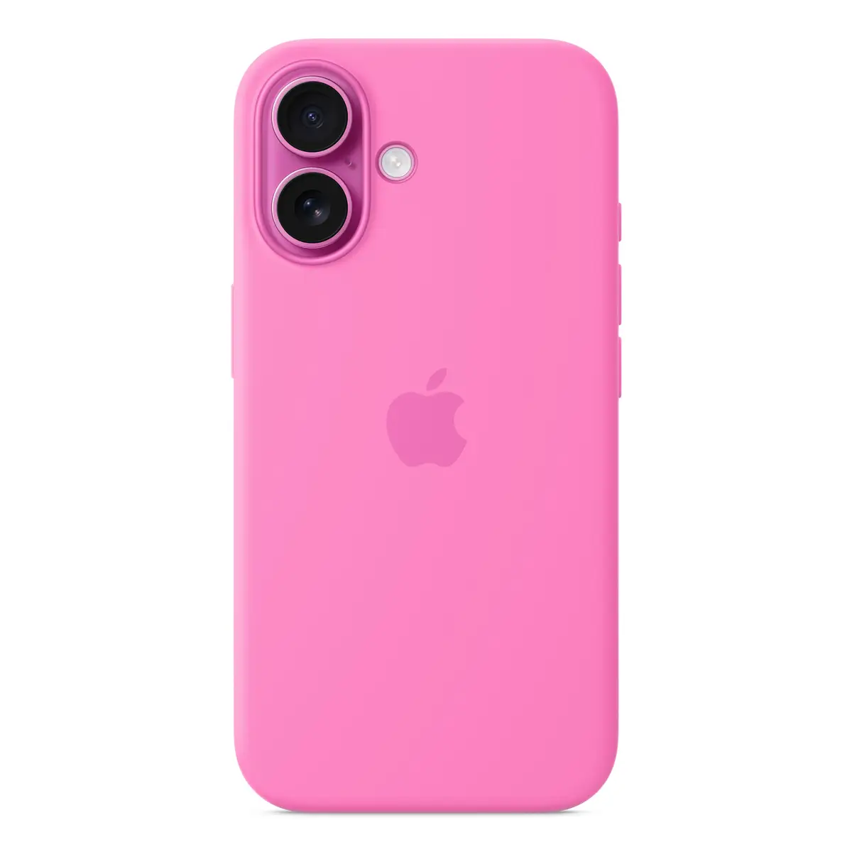 Silikon Case mit MagSafe für iPhone 16 Pfingstrose
