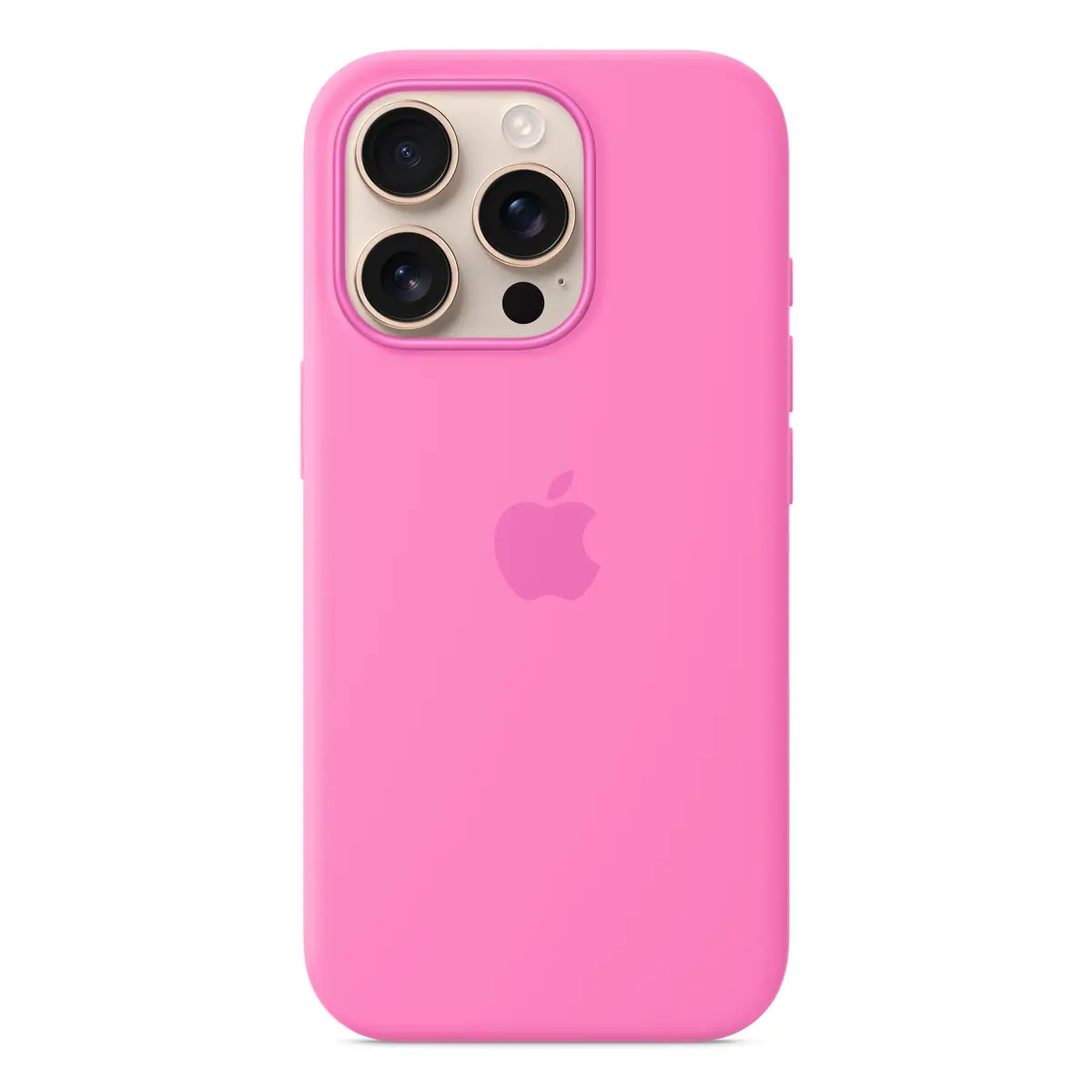 Silikon Case mit MagSafe für iPhone 16 Pro Pfingstrose