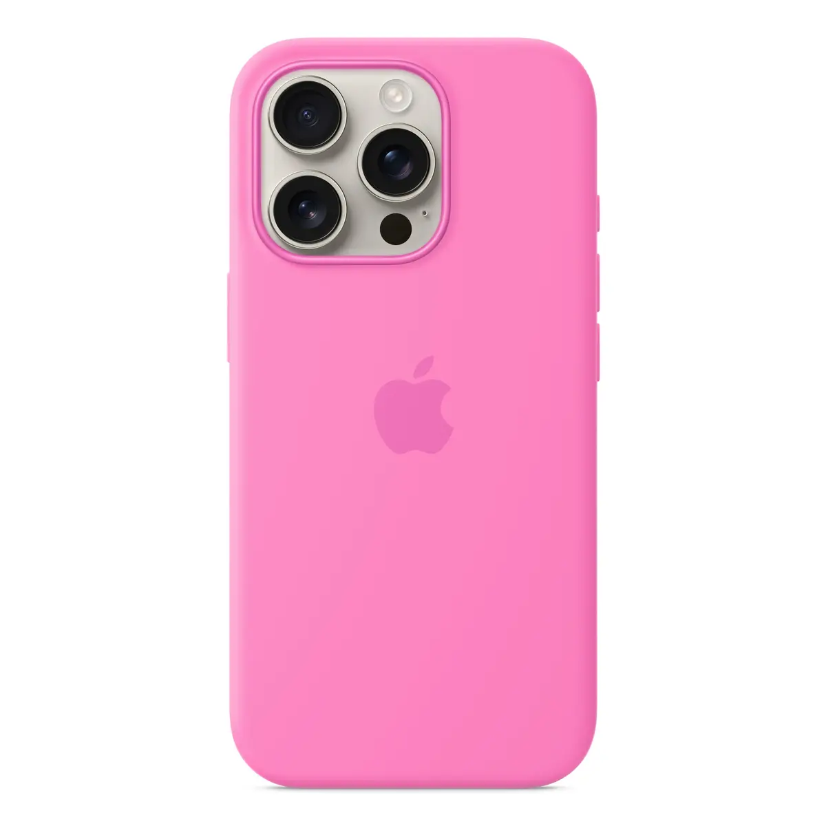Silikon Case mit MagSafe für iPhone 16 Pro Pfingstrose