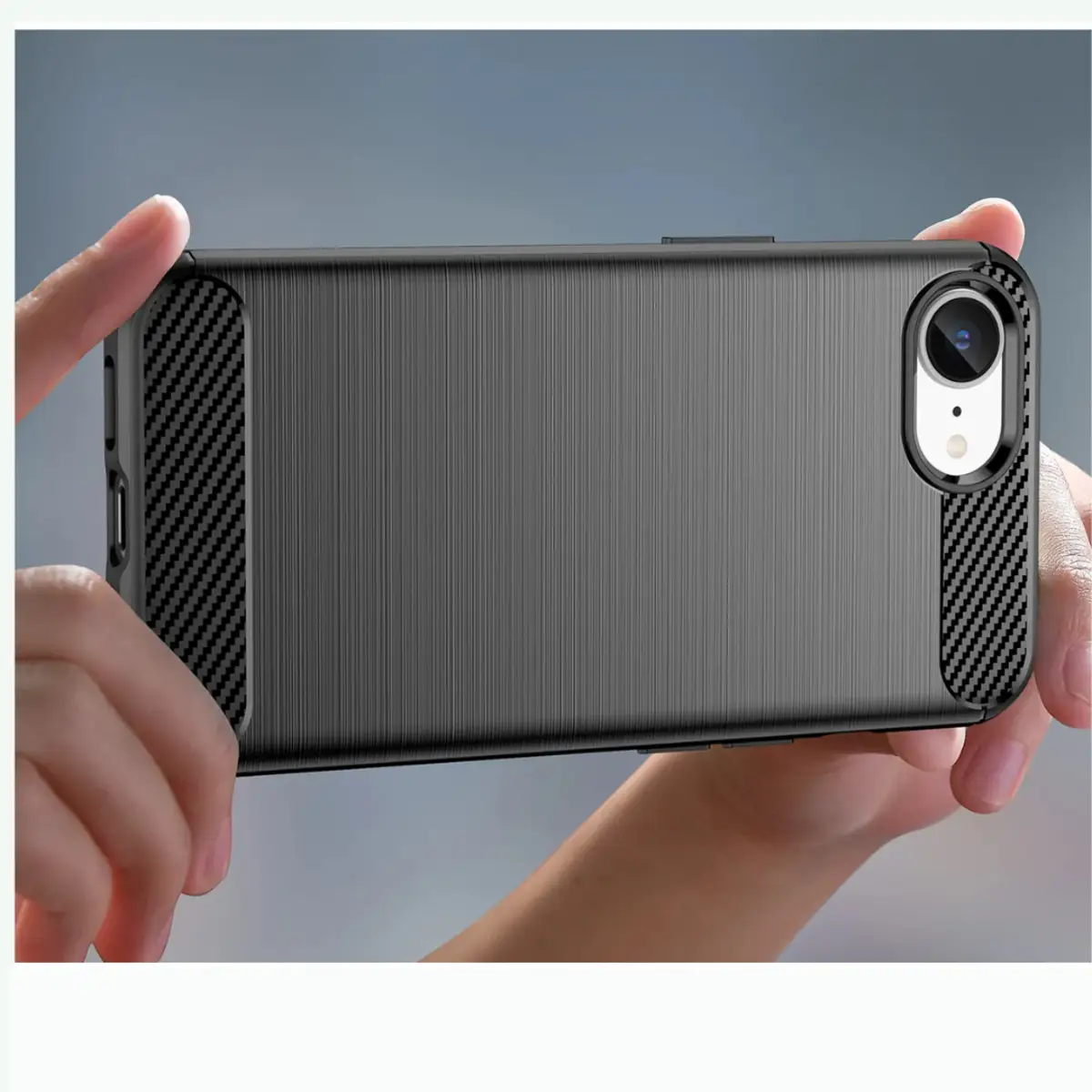 JLC Apple iPhone 16e Gebürstetes Silikon Mantelhülle