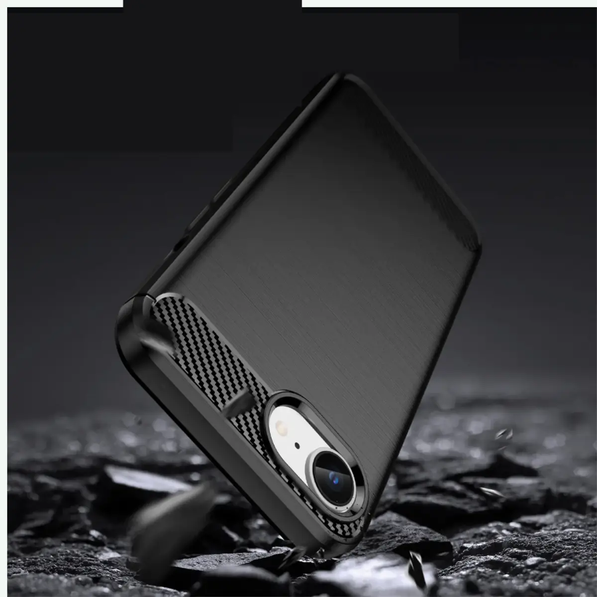 JLC Apple iPhone 16e Gebürstetes Silikon Mantelhülle
