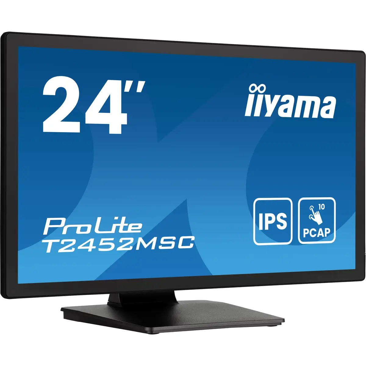 ProLite T2452MSC-B1AG 60,5 cm 23,8" 1920x1080 Pixel FHD LED 5 ms Schwarz IPS HDMI 16:9 400 cd/m² 1000:1 5 ms Schwarz