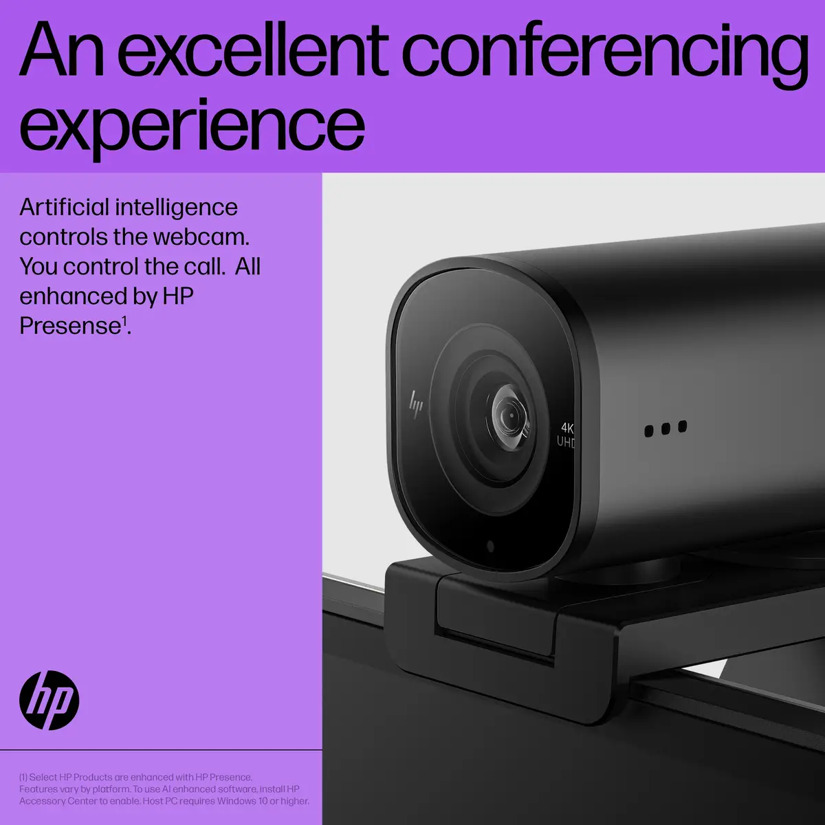 965 4K Streaming-Webcam, 8 MP, 3840 x 2160 Pixel, Full HD, 60 fps, 1280x720@30fps, 1280x720@60fps, 1920x1080@30fps, 1920x1080@60fps, 3840x2160@30fps, USB