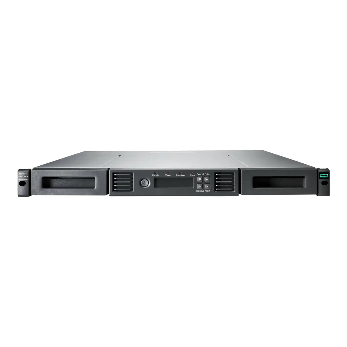 HPE StoreEver MSL 1/8 Tape Autoloader 96 TB / 240 TB 8 Steckplätze LTO Ultrium (12 TB / 30 TB) Ultrium 8 SAS-2 Rack einbaufähig 1U