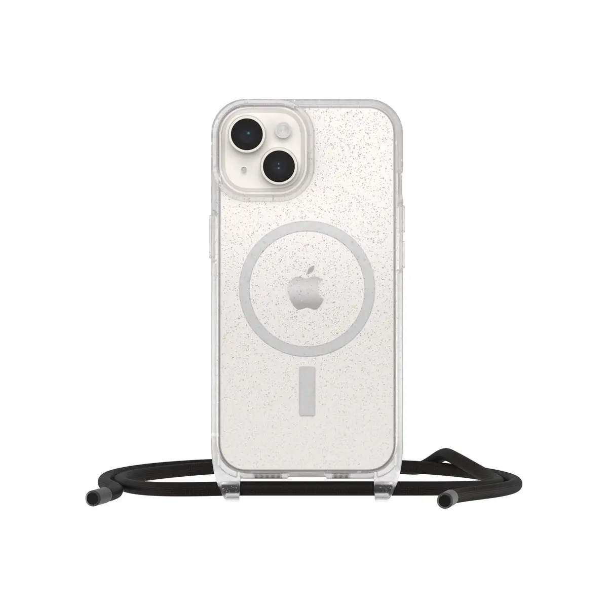 React Necklace hintere Abdeckung für Apple iPhone 14 Sternenstaub kompatibel mit MagSafe