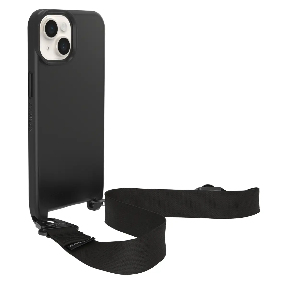 React Necklace hintere Abdeckung für Apple iPhone 14 Schwarz kompatibel mit MagSafe