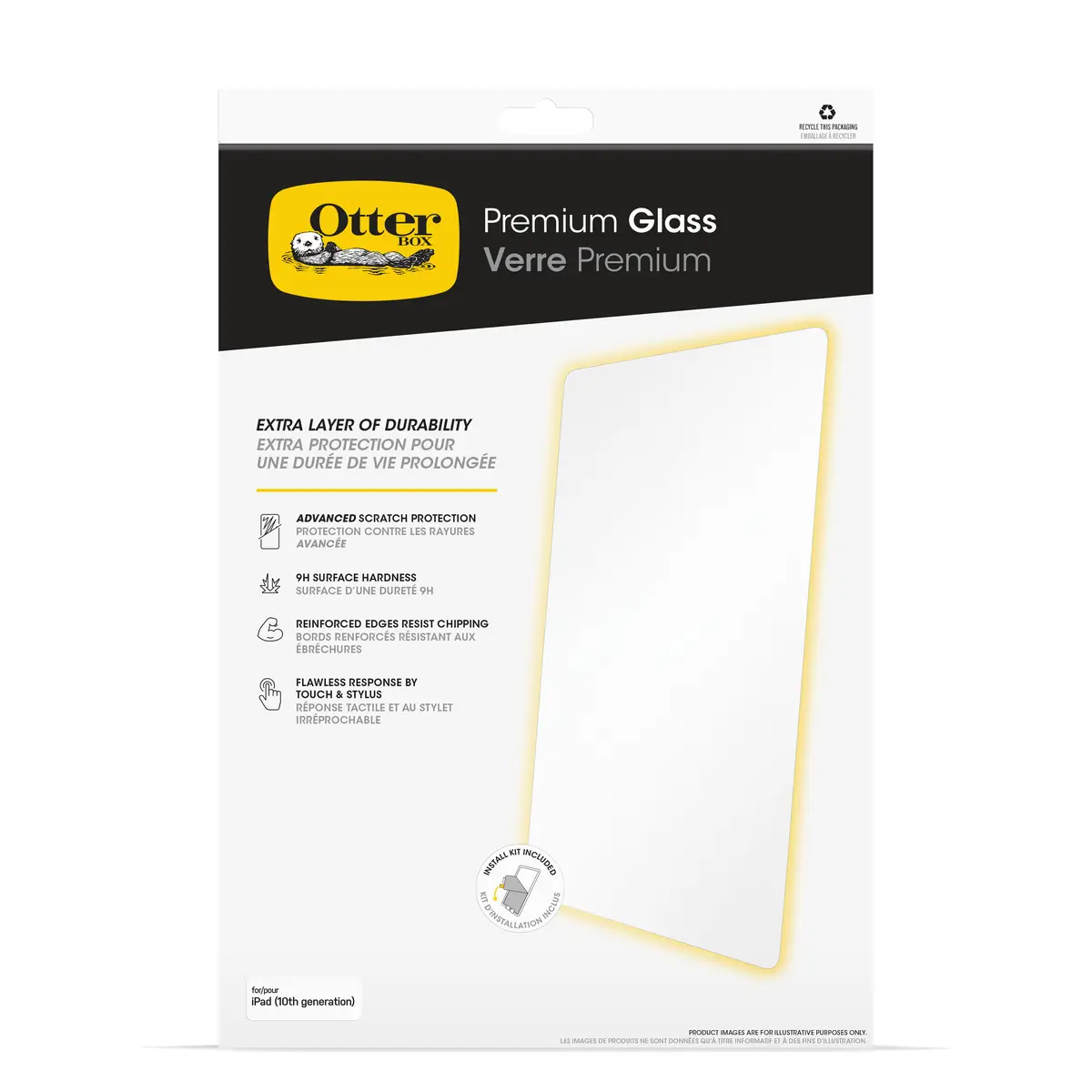 Premium Glass Antimicrobial für Apple iPad 11" (2025)/10,9" (2022)