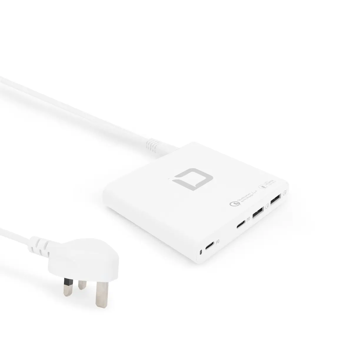 D31893 Ladegerät für Mobilgeräte Laptop, Smartphone, Tablets Weiß Schnellladung Drinnen