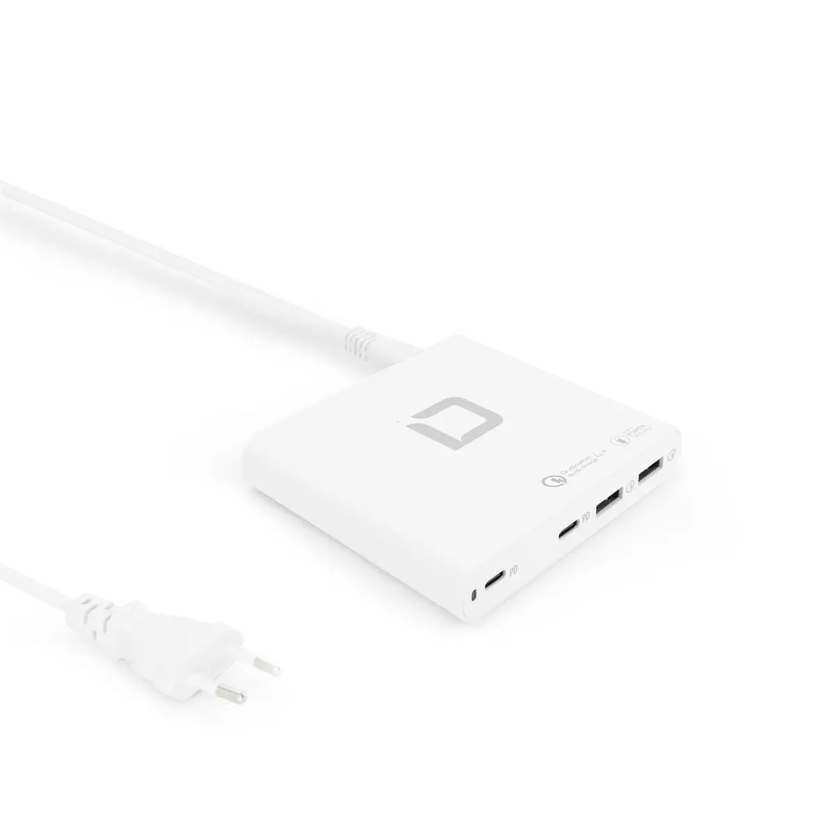 D31893 Ladegerät für Mobilgeräte Laptop, Smartphone, Tablets Weiß Schnellladung Drinnen