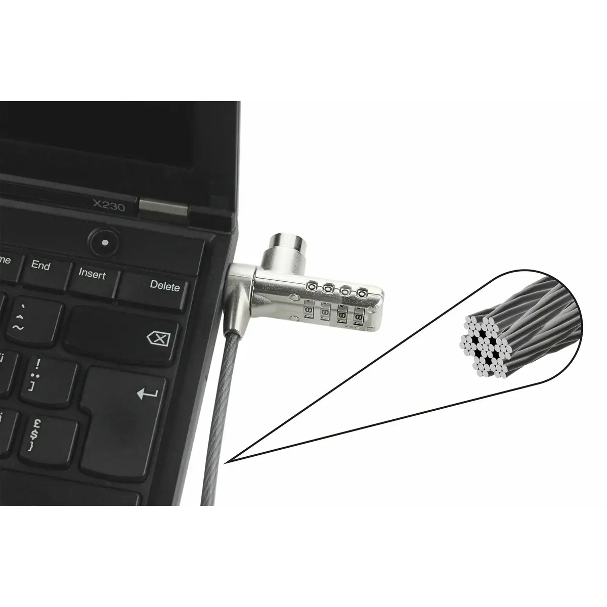 Notebook Security Combination Lock Pro Masterkeyed