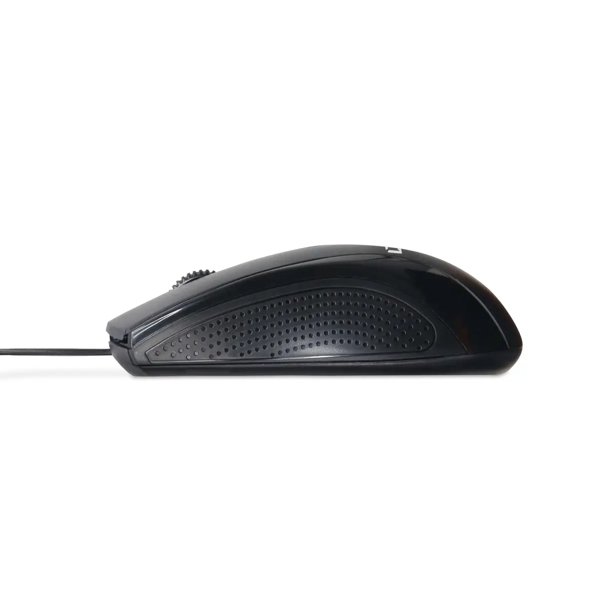 Wired Mouse 3 Tasten USB Laser rechts- und linkshändig Schwarz