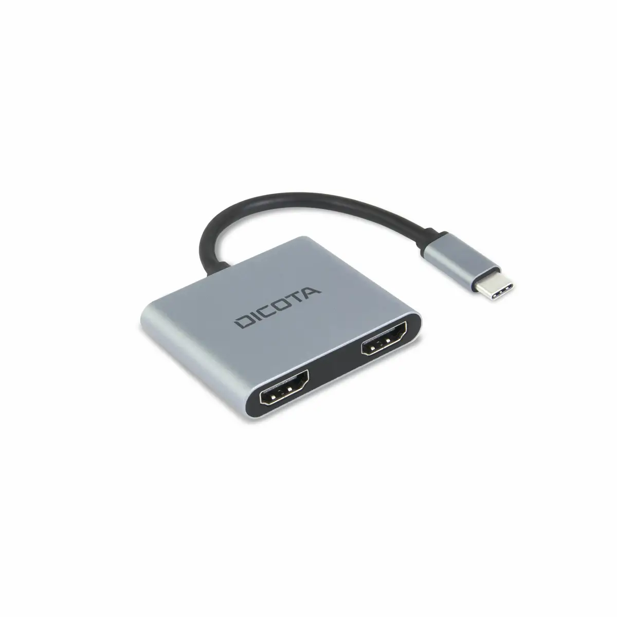 USB-C Portable 4-in1 Docking Station 4K HDMI PD 100W Silber