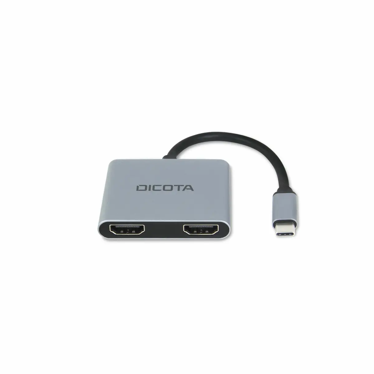 USB-C Portable 4-in1 Docking Station 4K HDMI PD 100W Silber