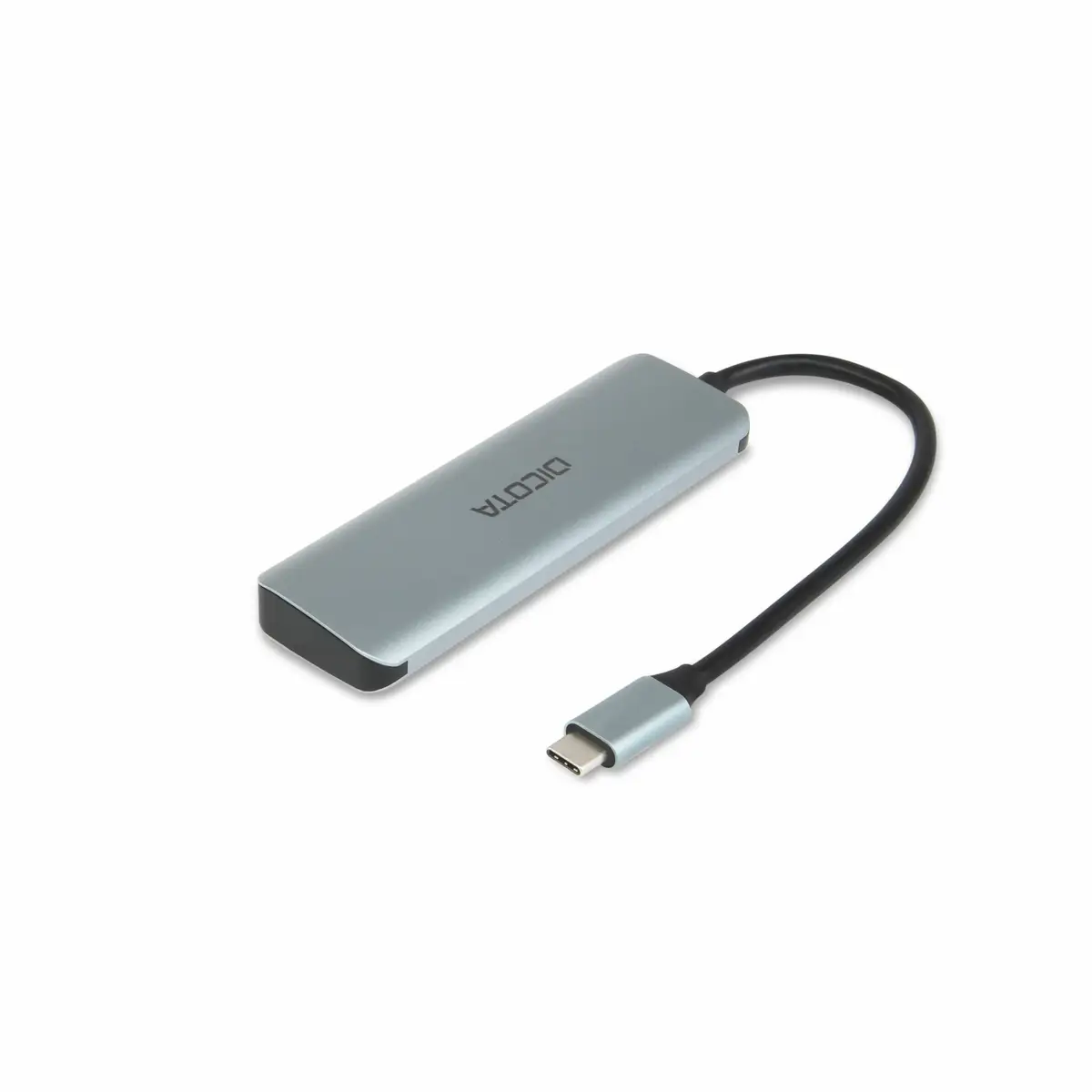 USB-C 4-in-1 Highspeed Hub 10 Gbps SIlber