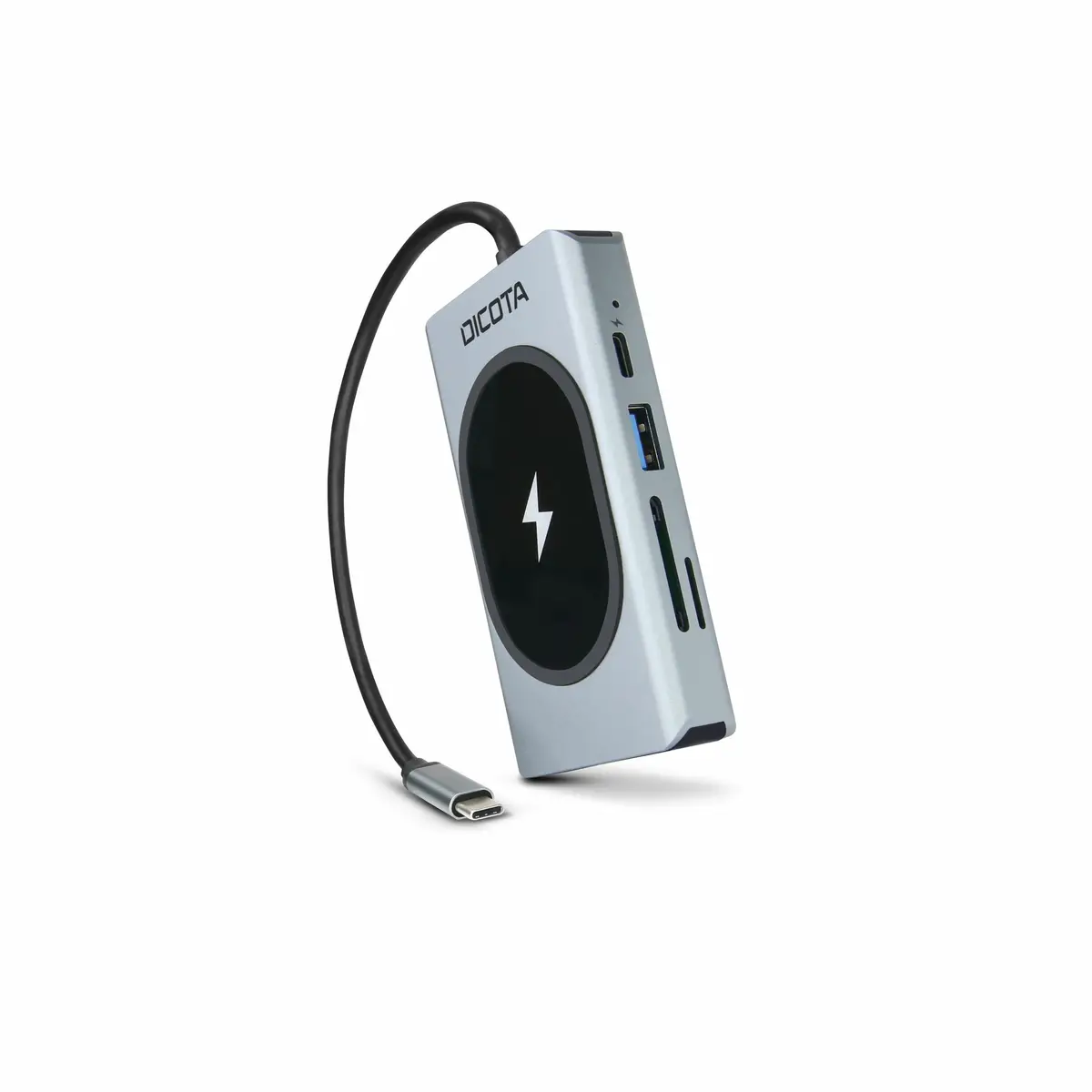 USB-C 10-in-1 Dockingstation Charging Hub 4K PD 100W Silber