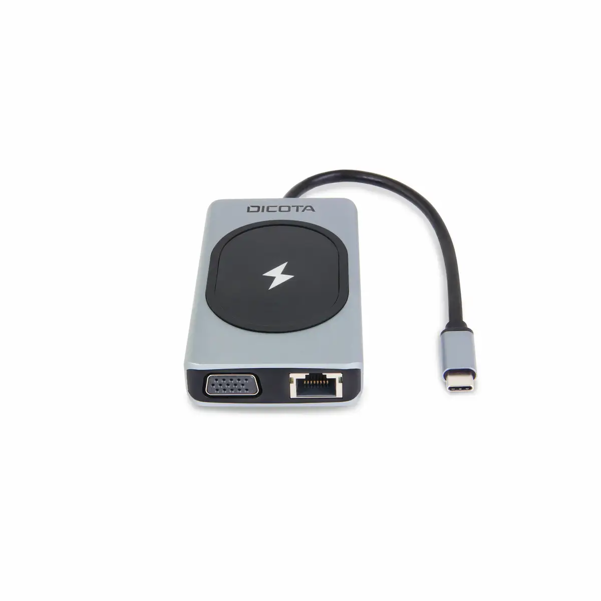 USB-C 10-in-1 Dockingstation Charging Hub 4K PD 100W Silber