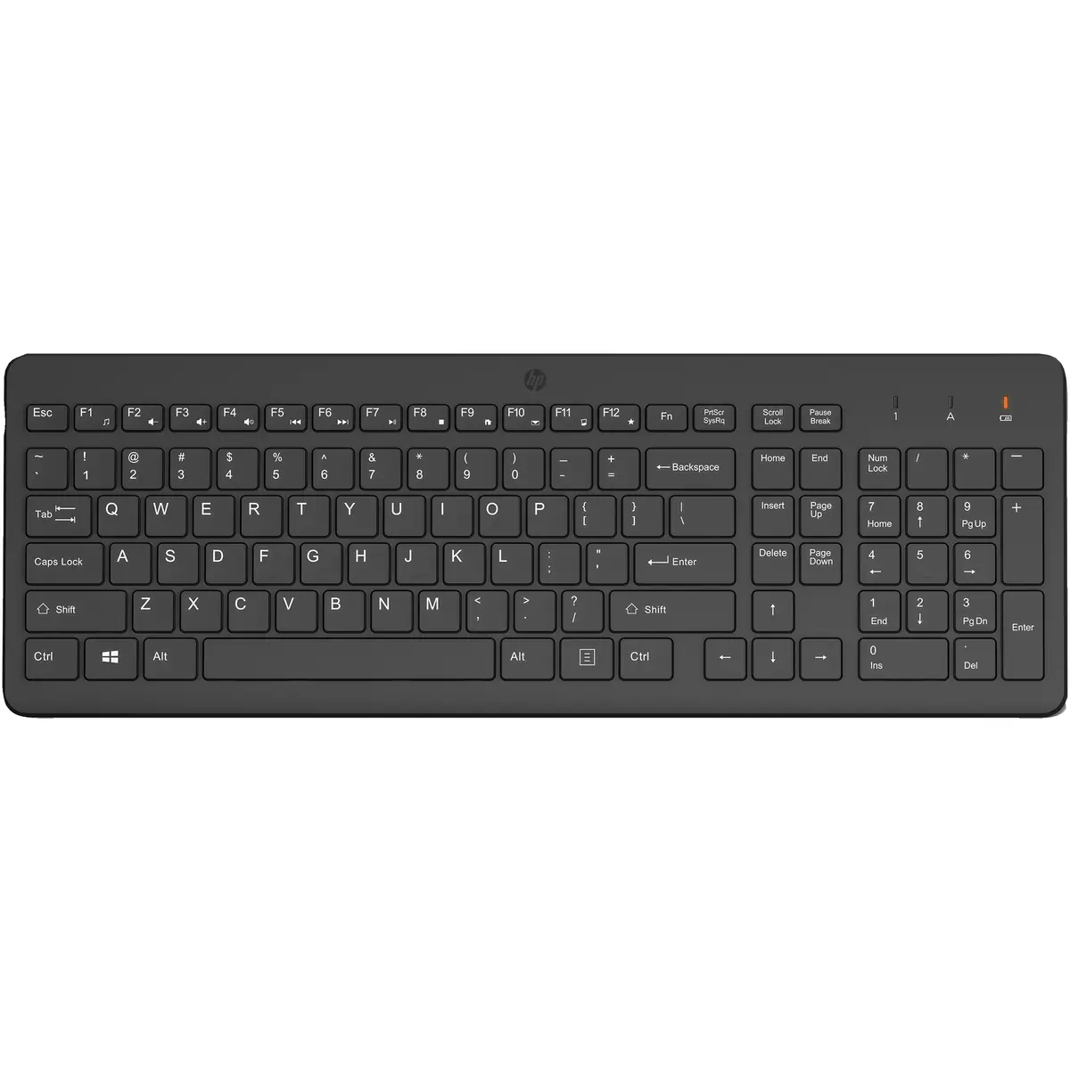 225 Wireless Tastatur Layout Deutsch Schwarz