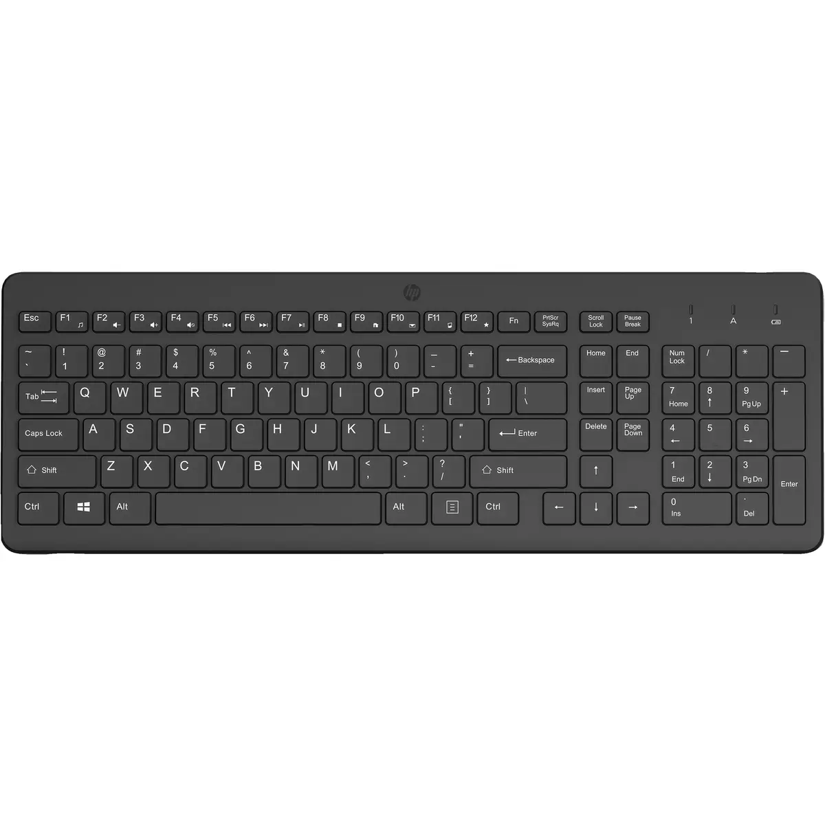 225 Wireless Tastatur Layout Deutsch Schwarz