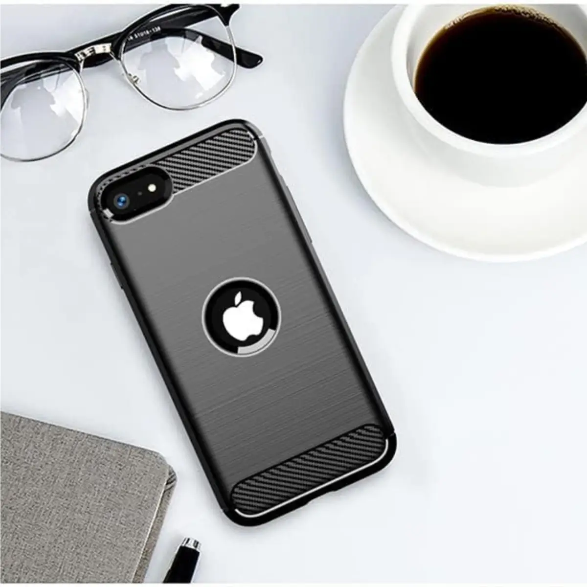 JLC Handy-Schutzhülle für iPhone SE 2020 Schwarz