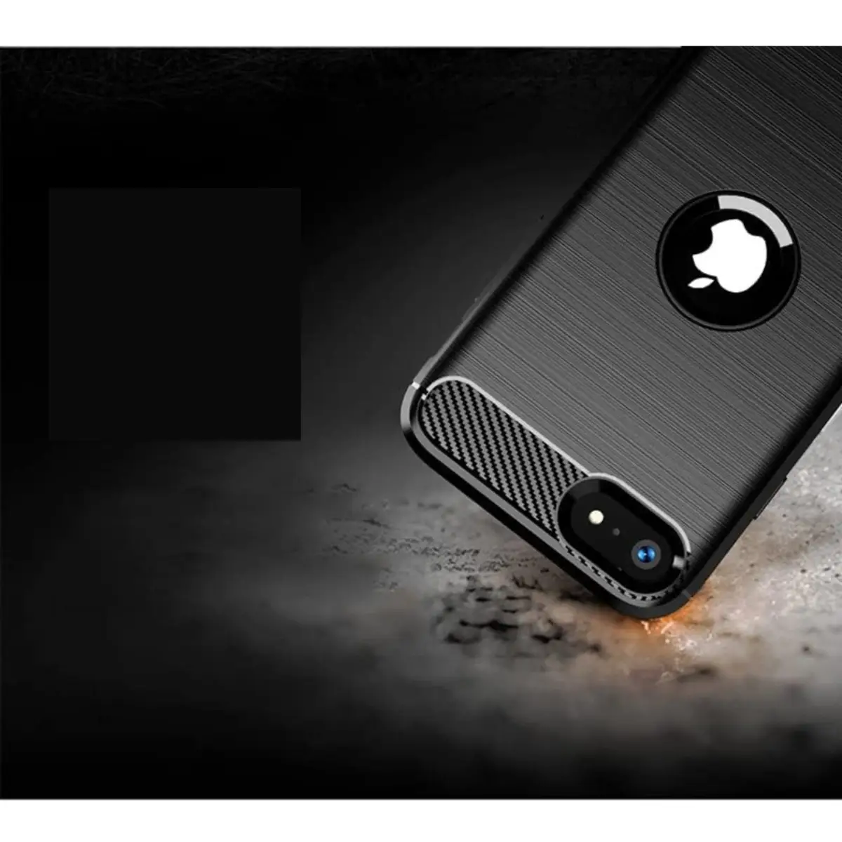 JLC Handy-Schutzhülle für iPhone SE 2020 Schwarz