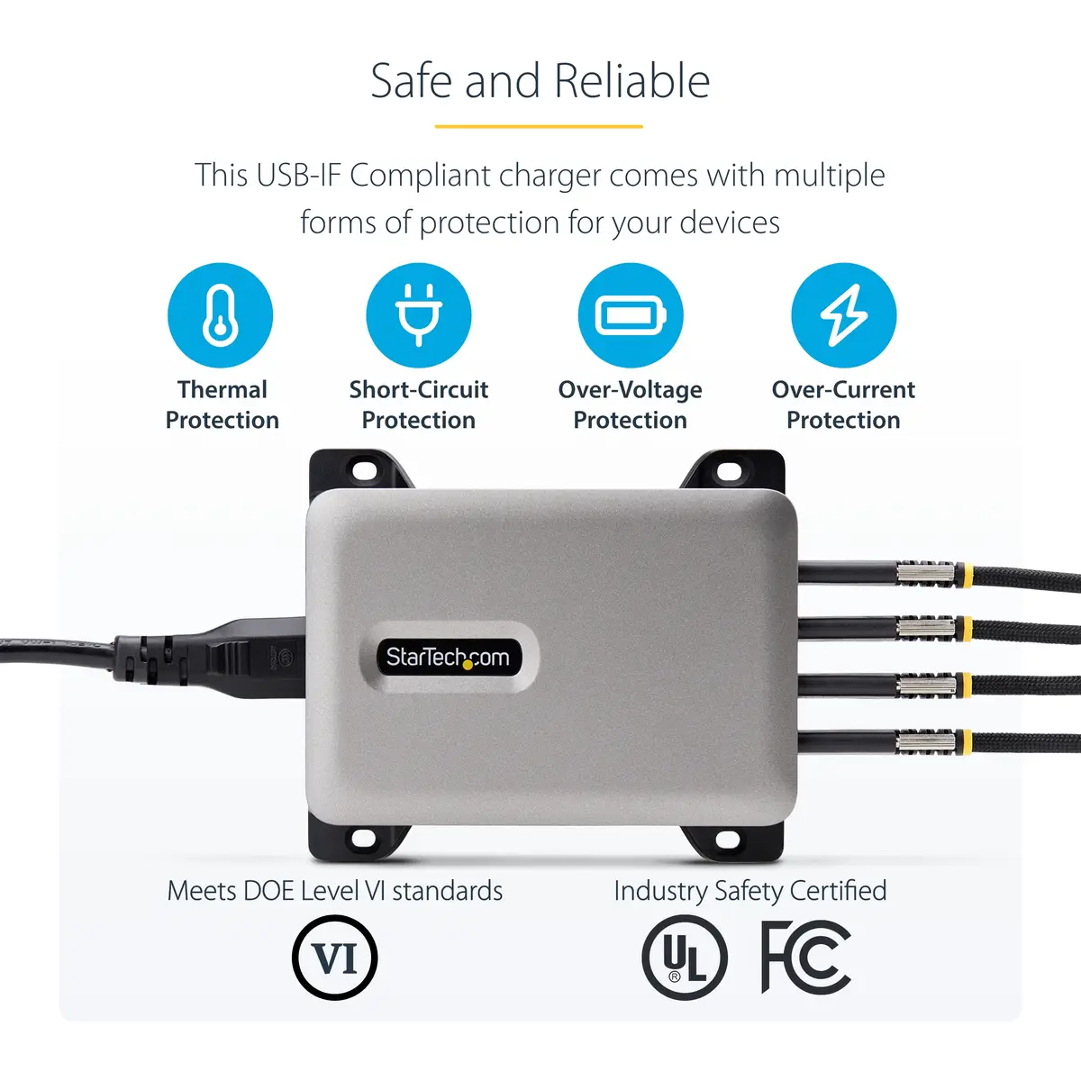 StarTech 4-Port USB-C Charger Single Port 140W EPR Netzteil