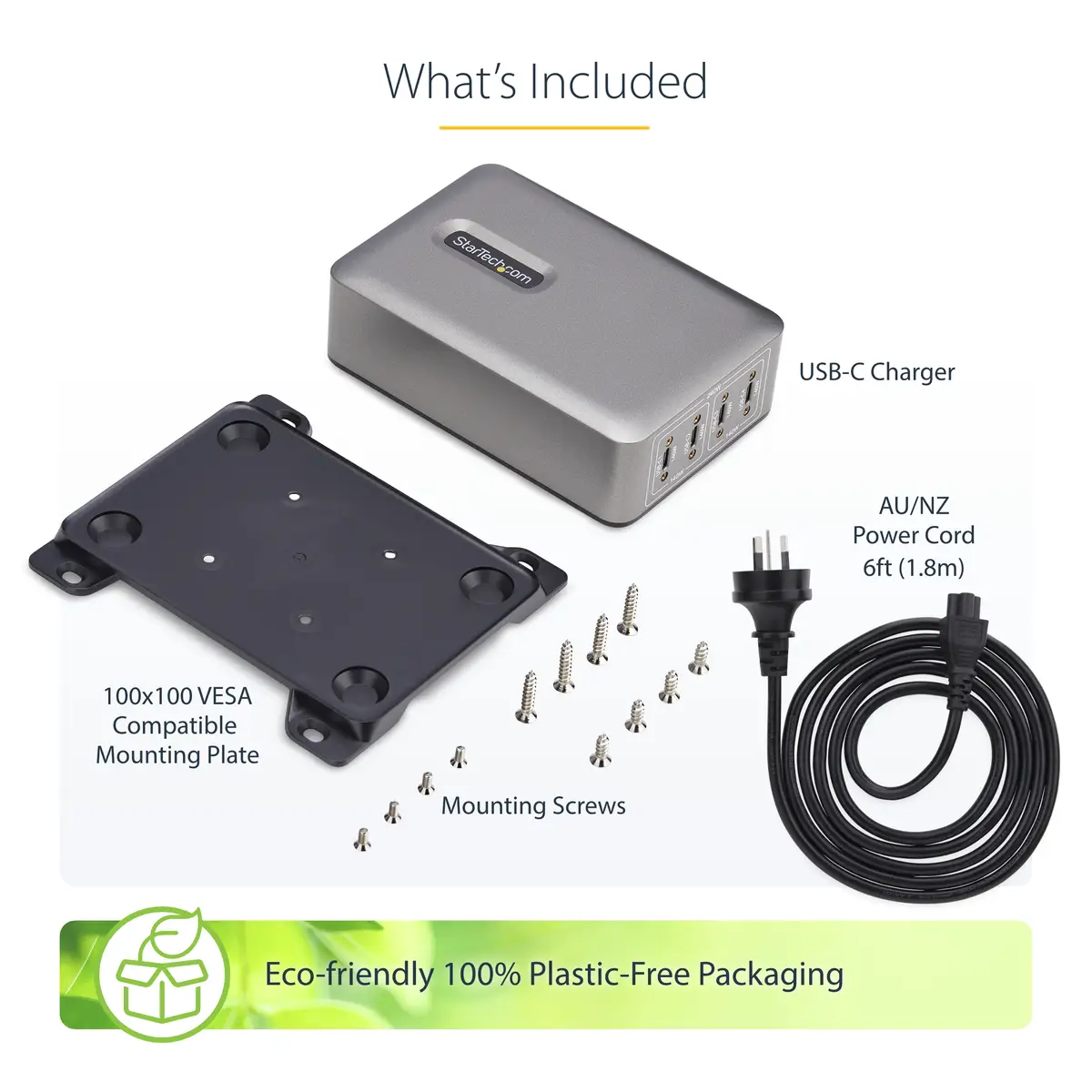 StarTech 4-Port USB-C Charger Single Port 140W EPR Netzteil