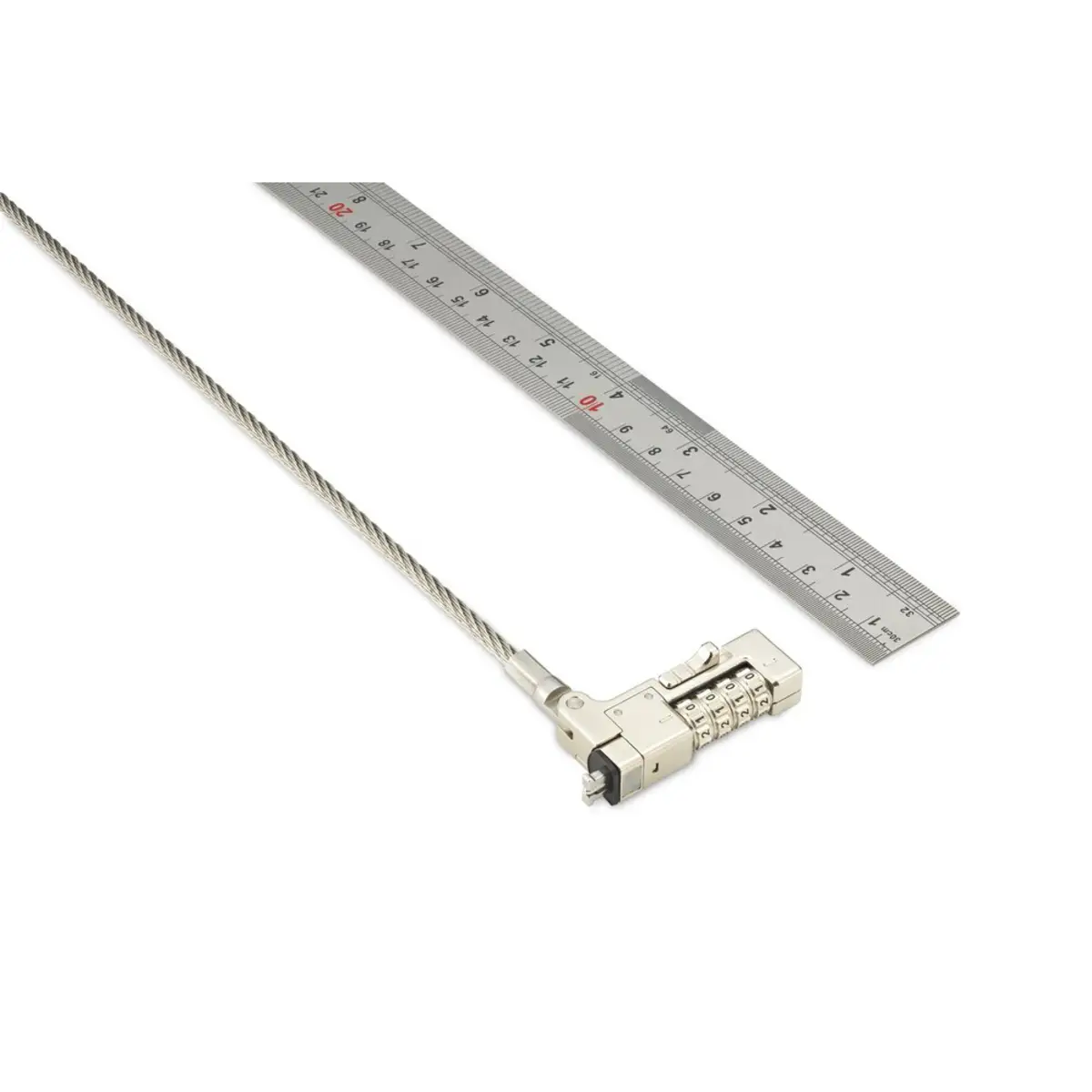 Slim NanoSaver 2.0 EQ 1,8 m Zahlenschloss Silber