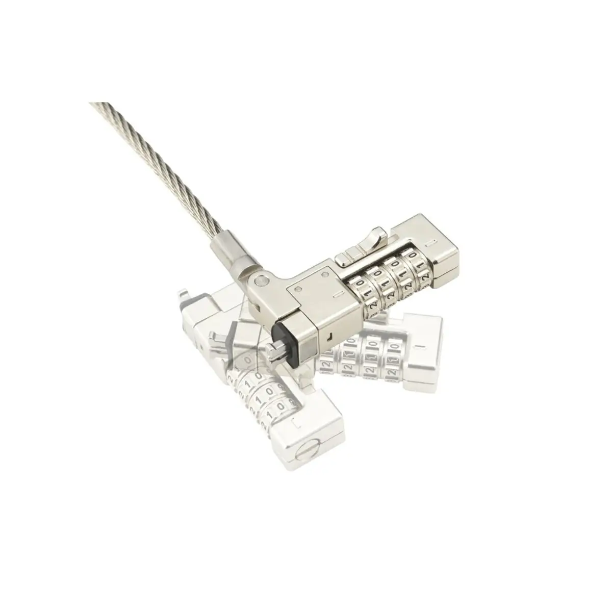 Slim NanoSaver 2.0 EQ 1,8 m Zahlenschloss Silber