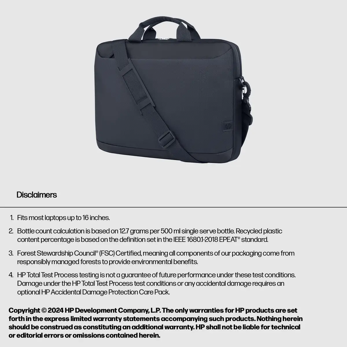 Everyday 16 Zoll Laptop-Aktentasche, Aktenkoffer, 40,9 cm (16.1"), Schultergurt, 490 g